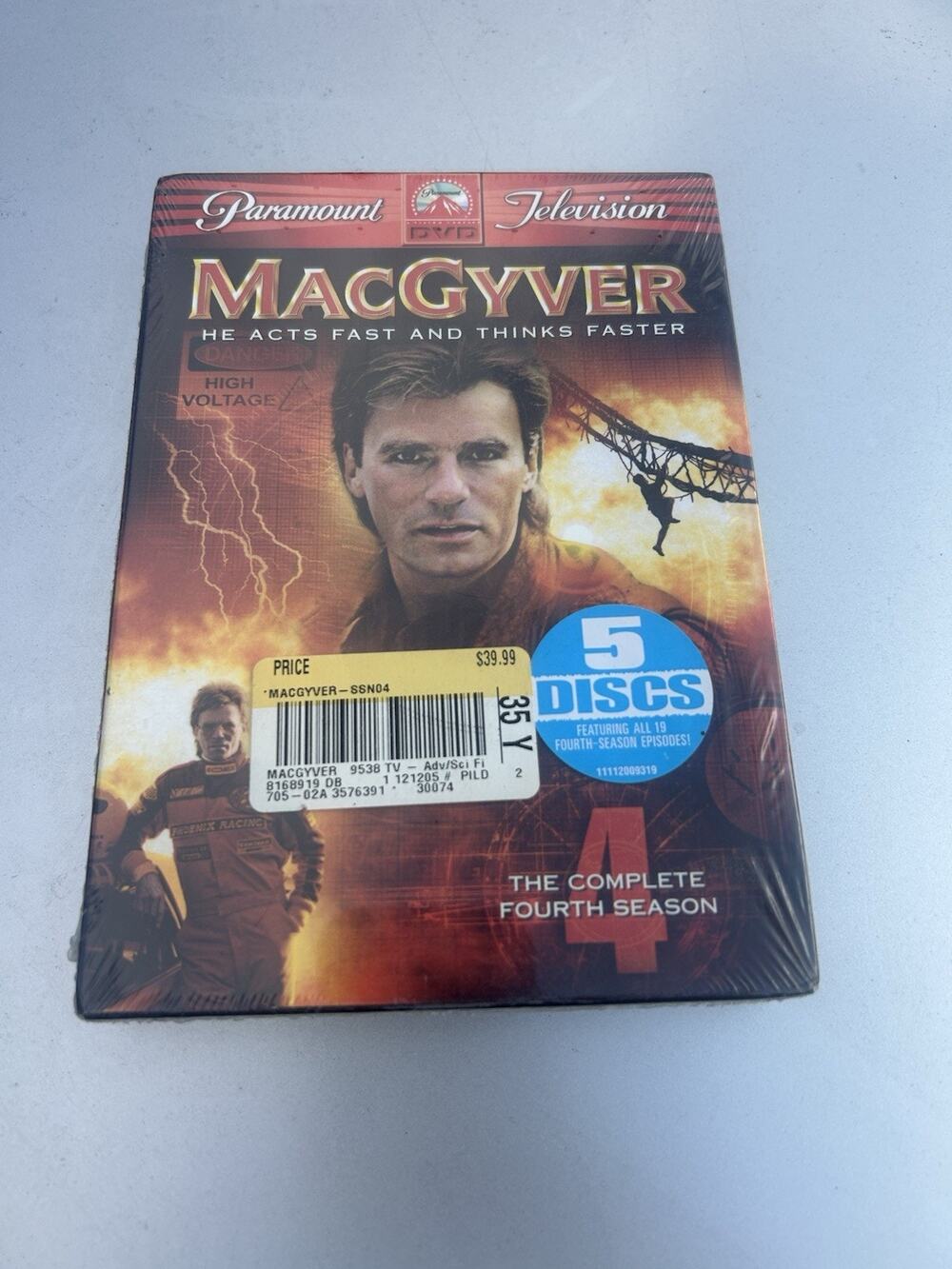 MacGyver The Complete Fourth Season (DVD) Paramount Television Brand New